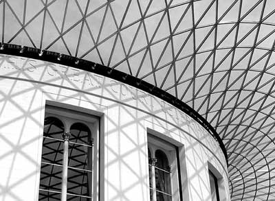 Grids on the British Museum Roof