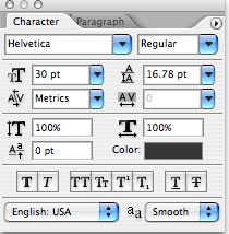 The Character Tab
