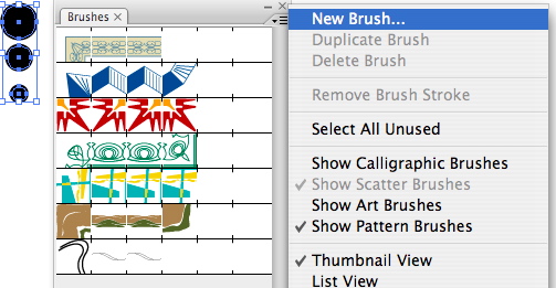 Adding a brush in Illustrator