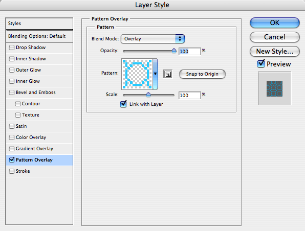 Pattern Overlay in Photoshop