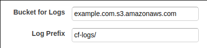 Setting up Cloudfront Logging