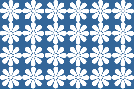 Flower Pattern in Illustration