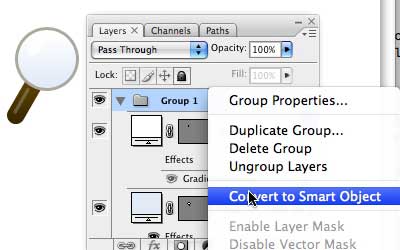 Convert to Smart Object