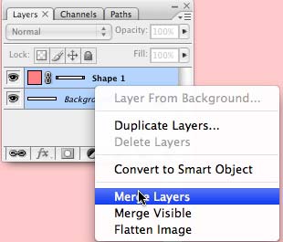 Merging layers