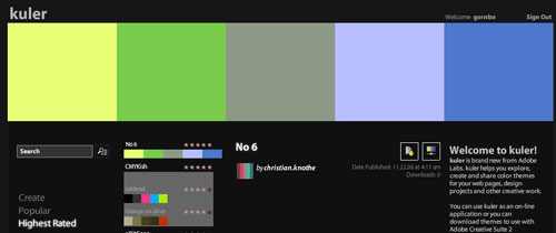 Kuler from Adobe