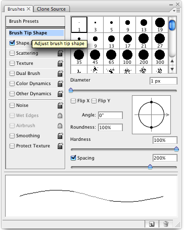 Dotted lines in Photoshop | George Ornbo