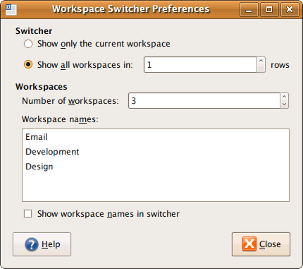 Desktop switcher