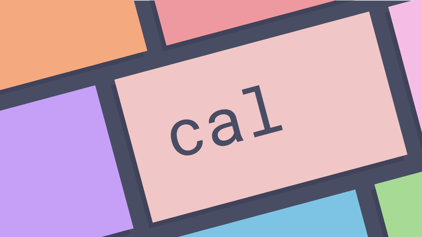 The UNIX and Linux cal command