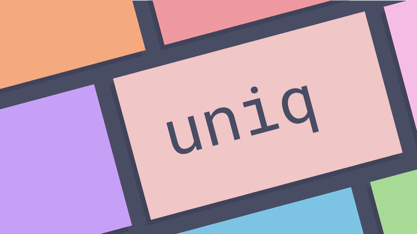 The UNIX and Linux uniq command